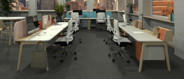 Opertive desk Levitate